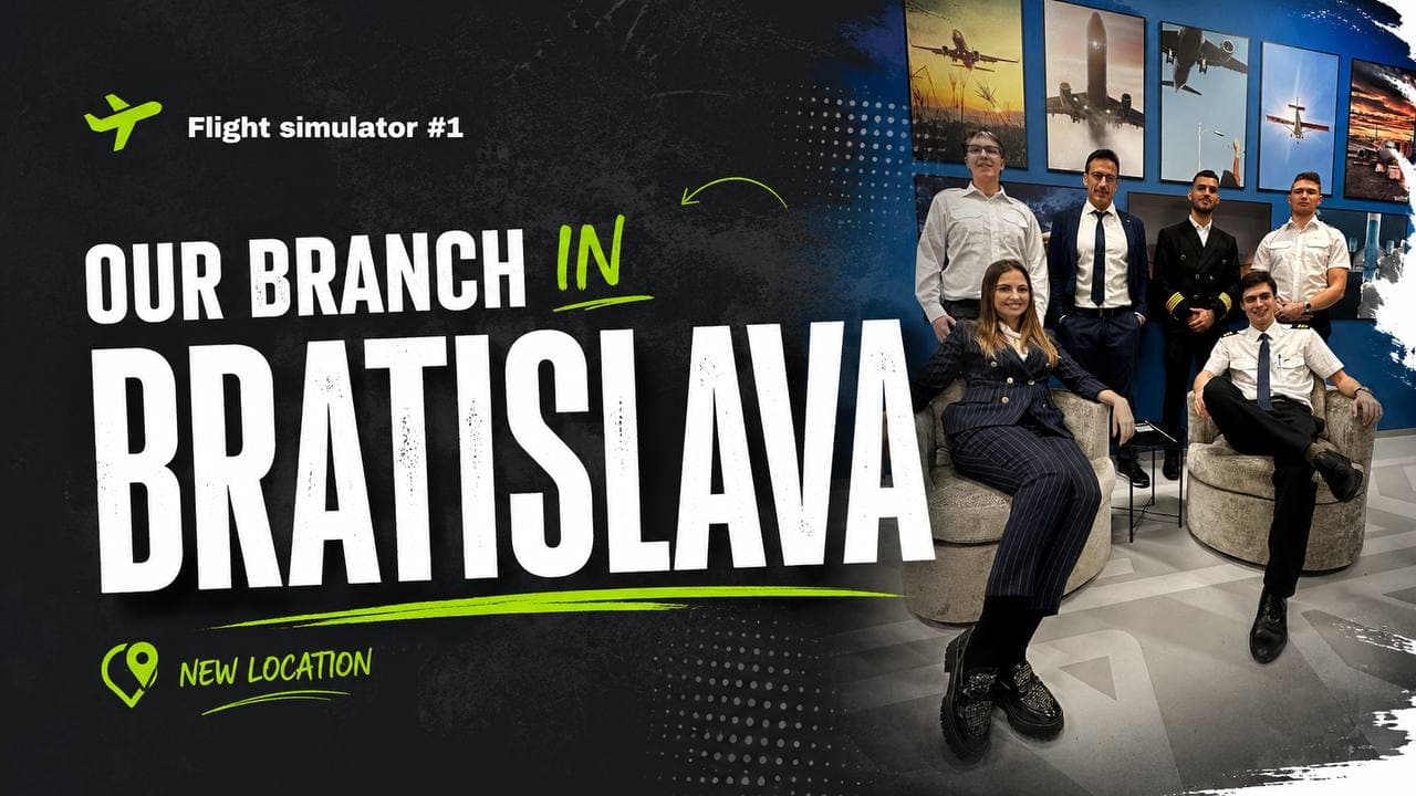 Our branch in Bratislava — Flight simulator #1